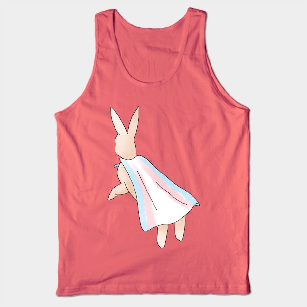 Superhero Pride Bun - Trans Tank Top by babygunz47